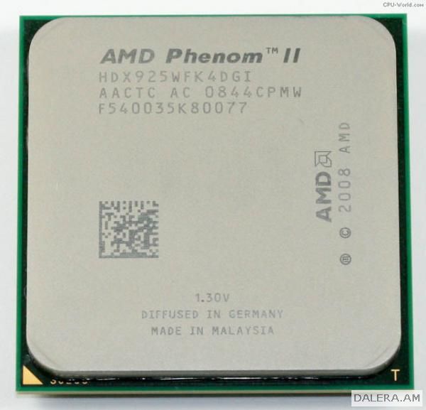 Процессор Socket-AM3 AMD Phenom II X4 925 2.8GHz HDX925WFK4DGI CACYC AC "!"