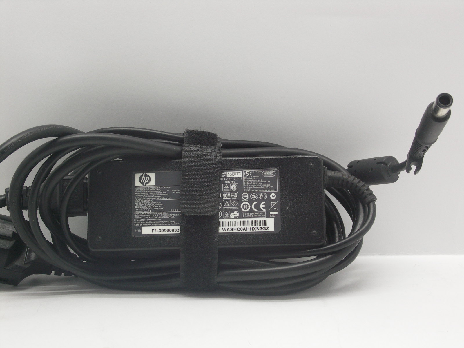 БЛОК ПИТАНИЯ HP 19V 4,74A, 7.4x5mm с иглой, ORIGINAL "!"