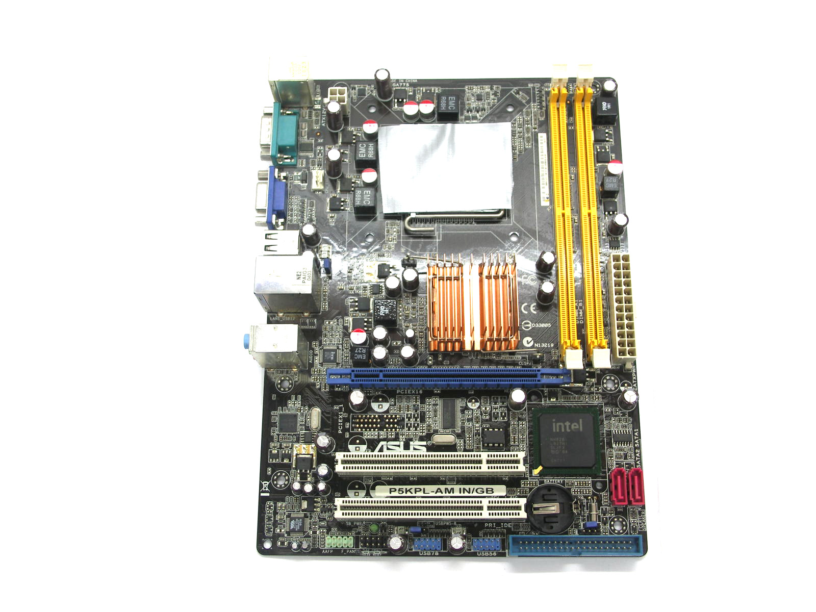 Материнская плата S-775 ASUS P5KPL-AM IN/GB REV.1.01G, iG31/VGA/2xDDR2/Sb/mATX "!"