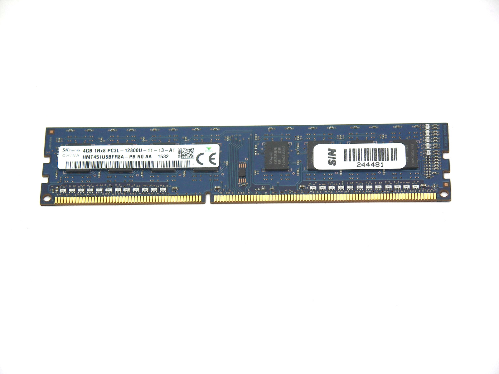 Оперативная память DIMM DDR3L 4Gb 1600Mhz PC-12800 Hynix HMT451U6BFR8A "!"