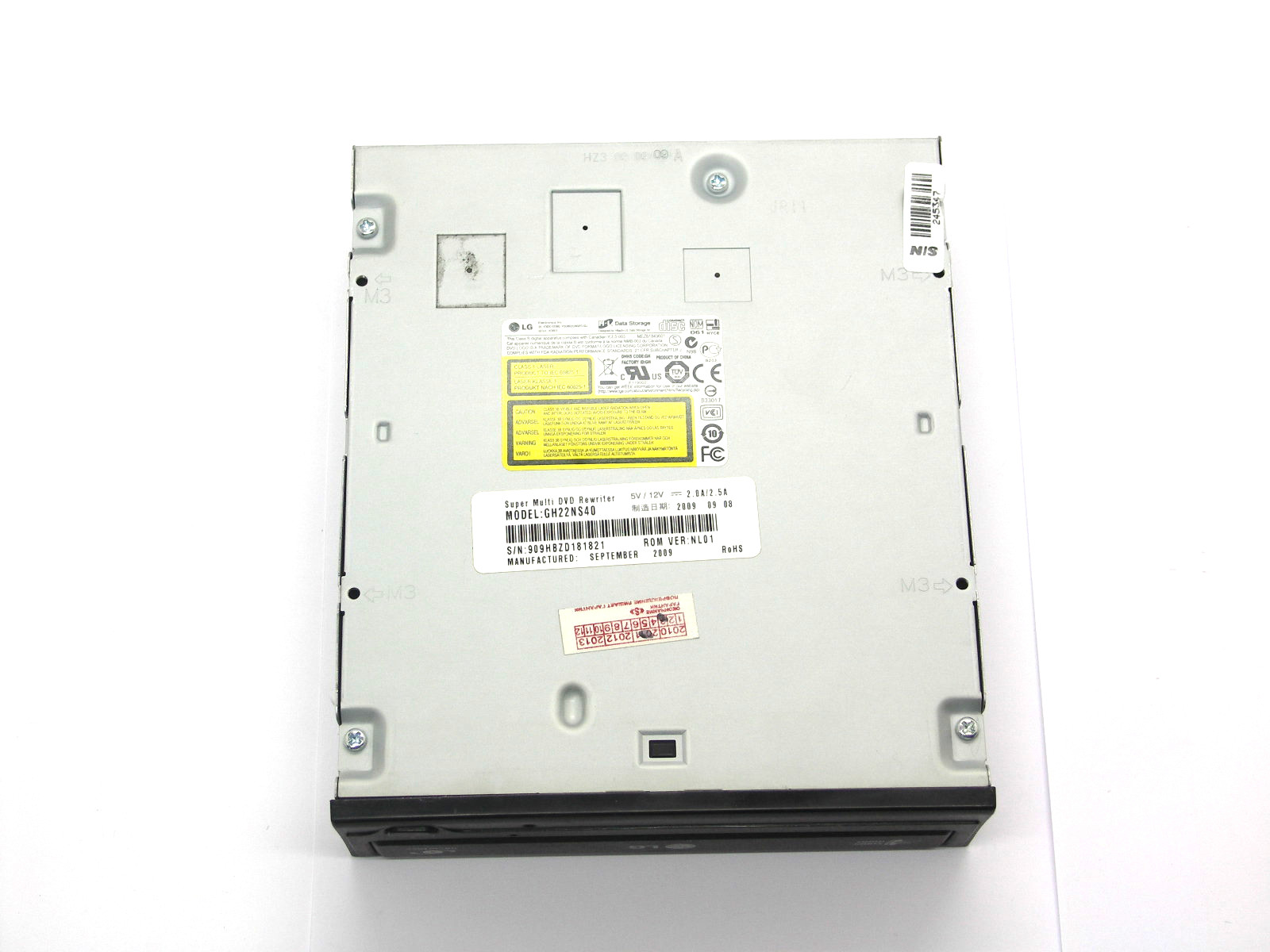 Оптический привод DVD ±R/RW CD-R/RW LG GH22NS40, SATA, черный "!"