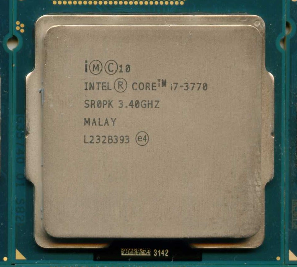 Процессор Intel Core i7-3770 3.4, 3.9, Ghz, Socket 1155/8Mb/4x, 8x, Core/HD4000, SR0PK MALAY "!"