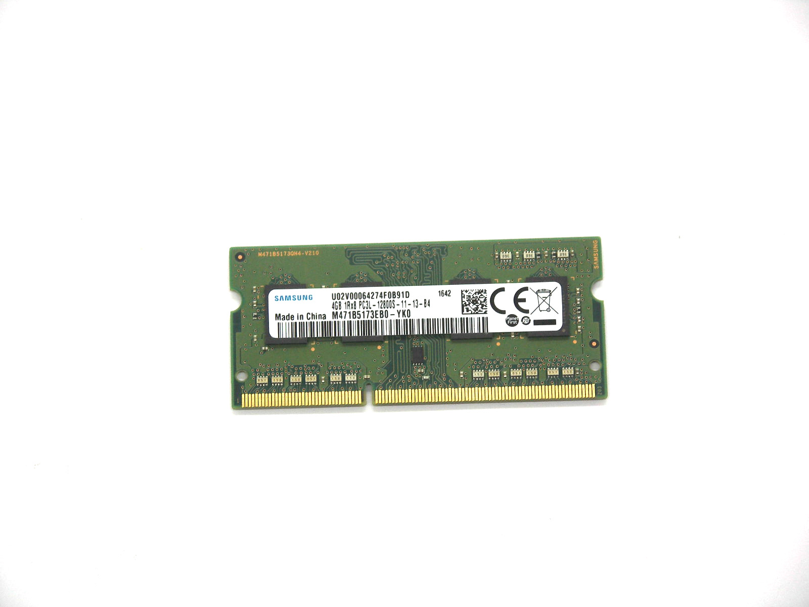 Оперативная память SODIMM 4Gb, DDR3L 1600MHz, SAMSUNG M471B5173EB0-YK0 "!"