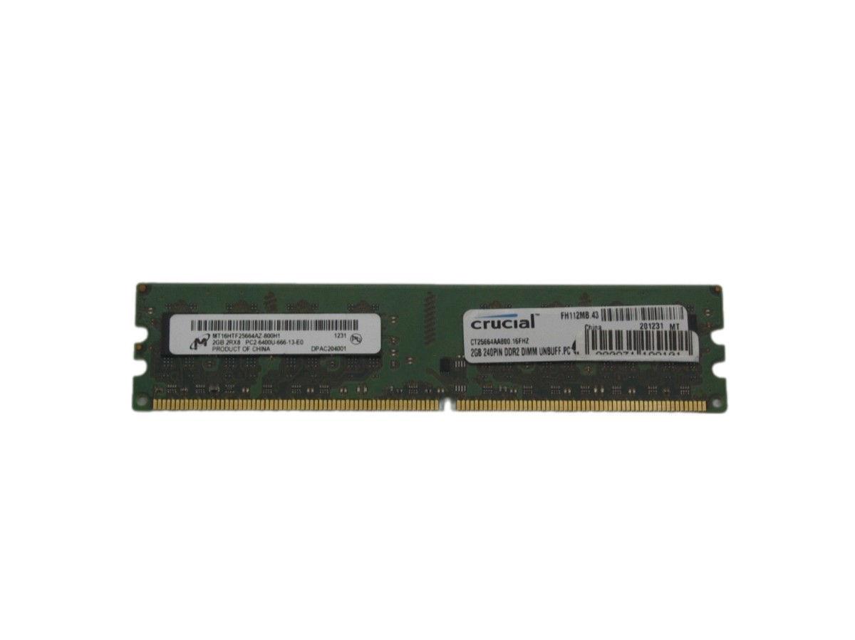 Оперативная память DIMM DDR2 2Gb PC-6400 Crucial CT25664AA800 "!"