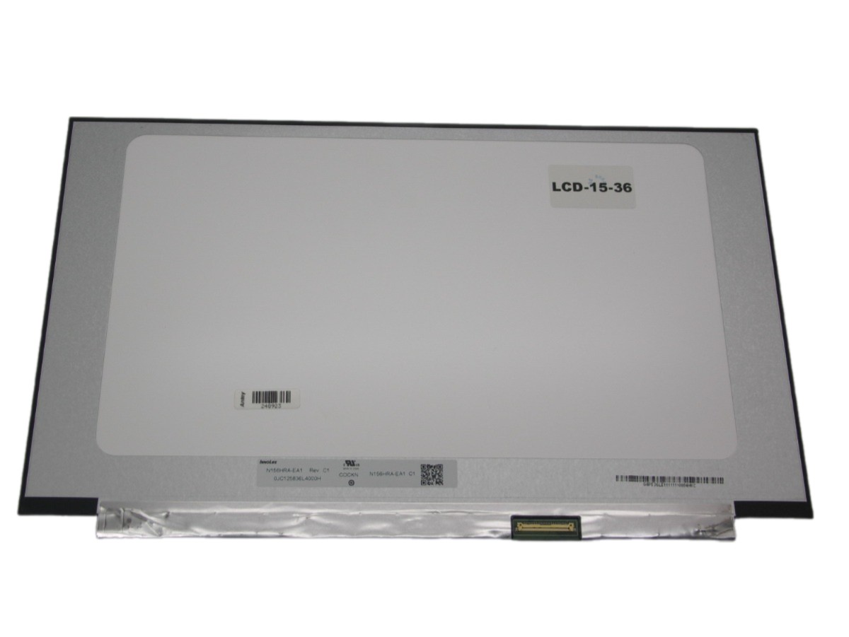 Матрица для ноутбука 15.6", 1920x1080, LED, 40 pins EDP, SLIM, без креплений, Матовая, IPS, 144Hz, NTSC 45/N156HRA-EA1, 350.66 x 216.15 x 3.2 mm, LCD