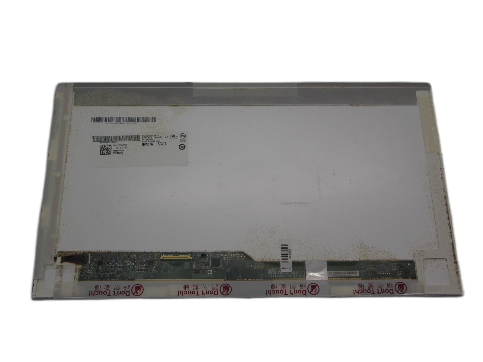 Матрица ноутбука 15,6" B156XW02 V,2 1366x768 40pin глянцевая LED, засветы, царапины, межслойная грязь "!"