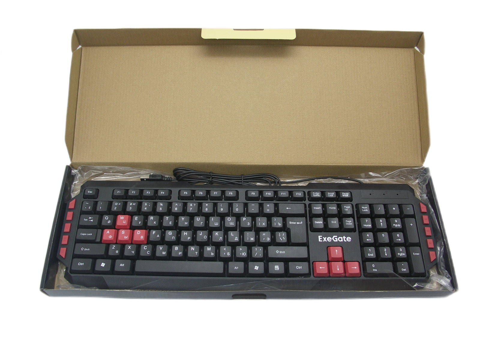 Клавиатура Exegate Multimedia Professional Standart LY-505M Color box 1,5м EX296103RUS