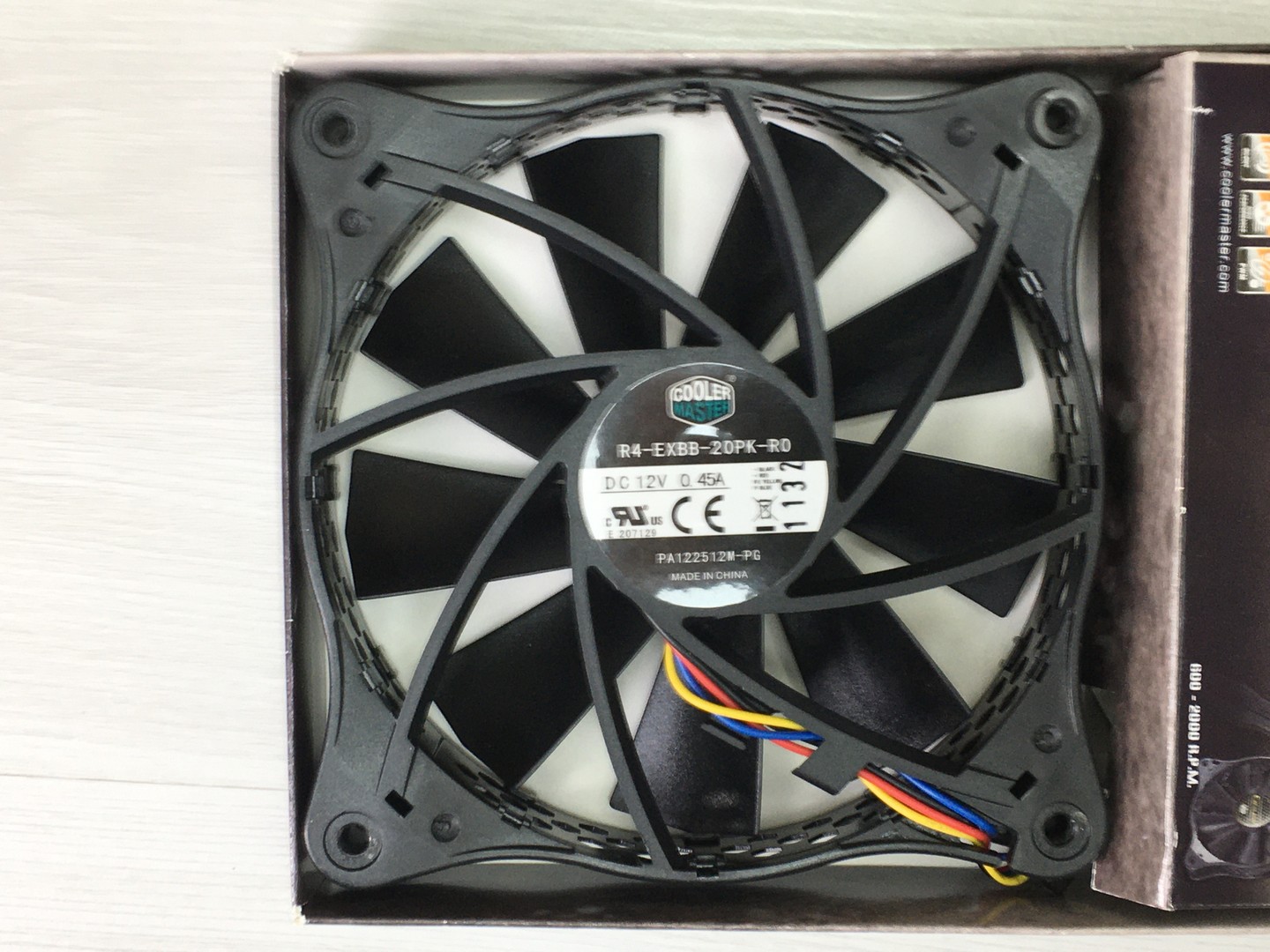Вентилятор для корпуса Cooler Master Excalibur PWM 600-2000RPM 120х120x25мм 4 pin