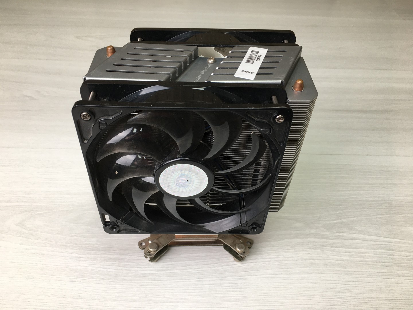 Кулер для процессора сокет 115х,1200 5тепловых трубок, два 120мм вентилятор Cooler Master 268739 "!"