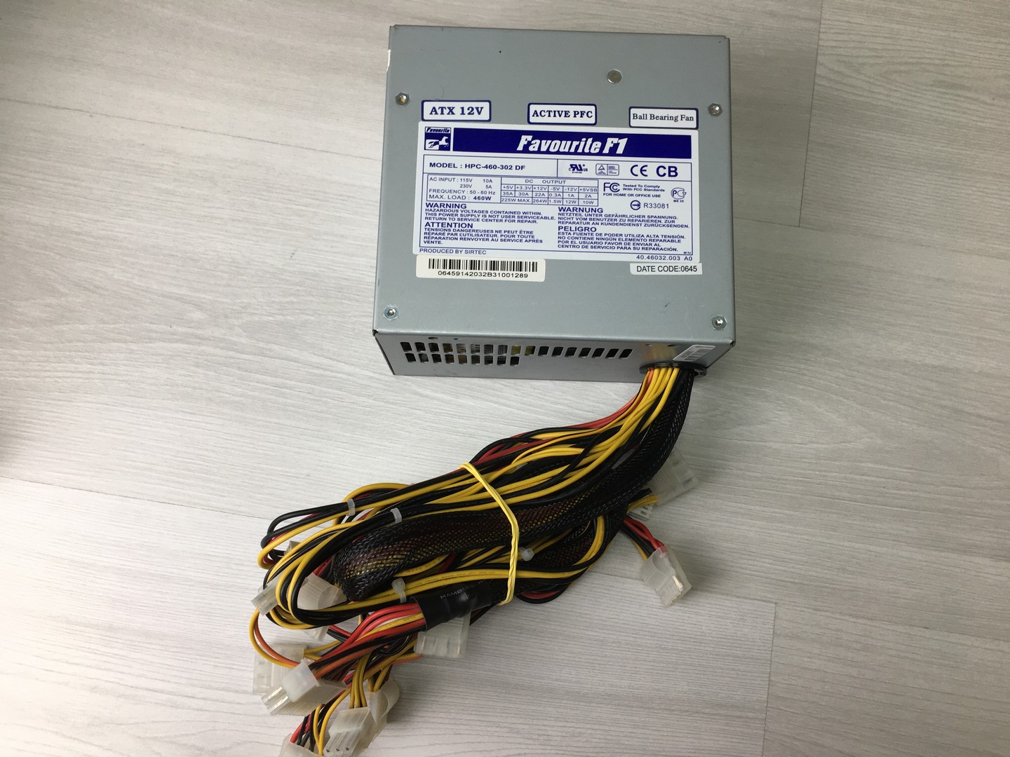 Блок питания 460W Favourite F1 HPC-460-302 DF 24+4/6PCI-E/2SATA/2x80fan ATX "!"