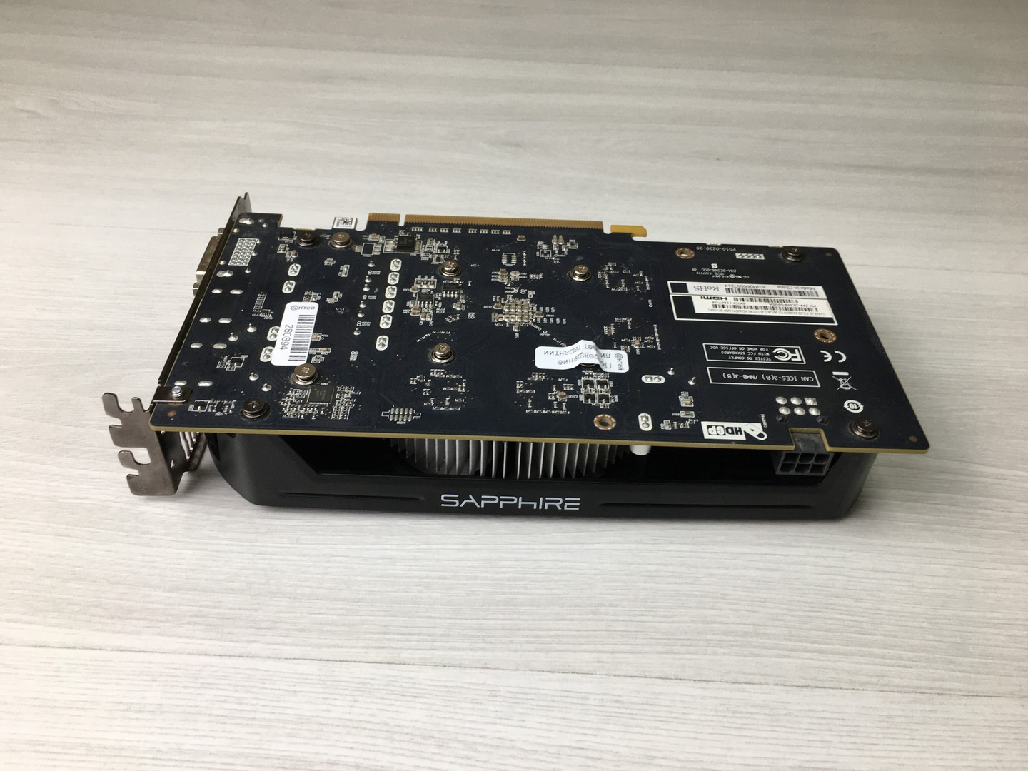 Видеокарта 4Gb Radeon RX560, SAPPHIRE PULSE RADEON RX 560 14CU 4G GDDR5 HDMI/DVI-D/DP OC UEFI, PCI-E "!"
