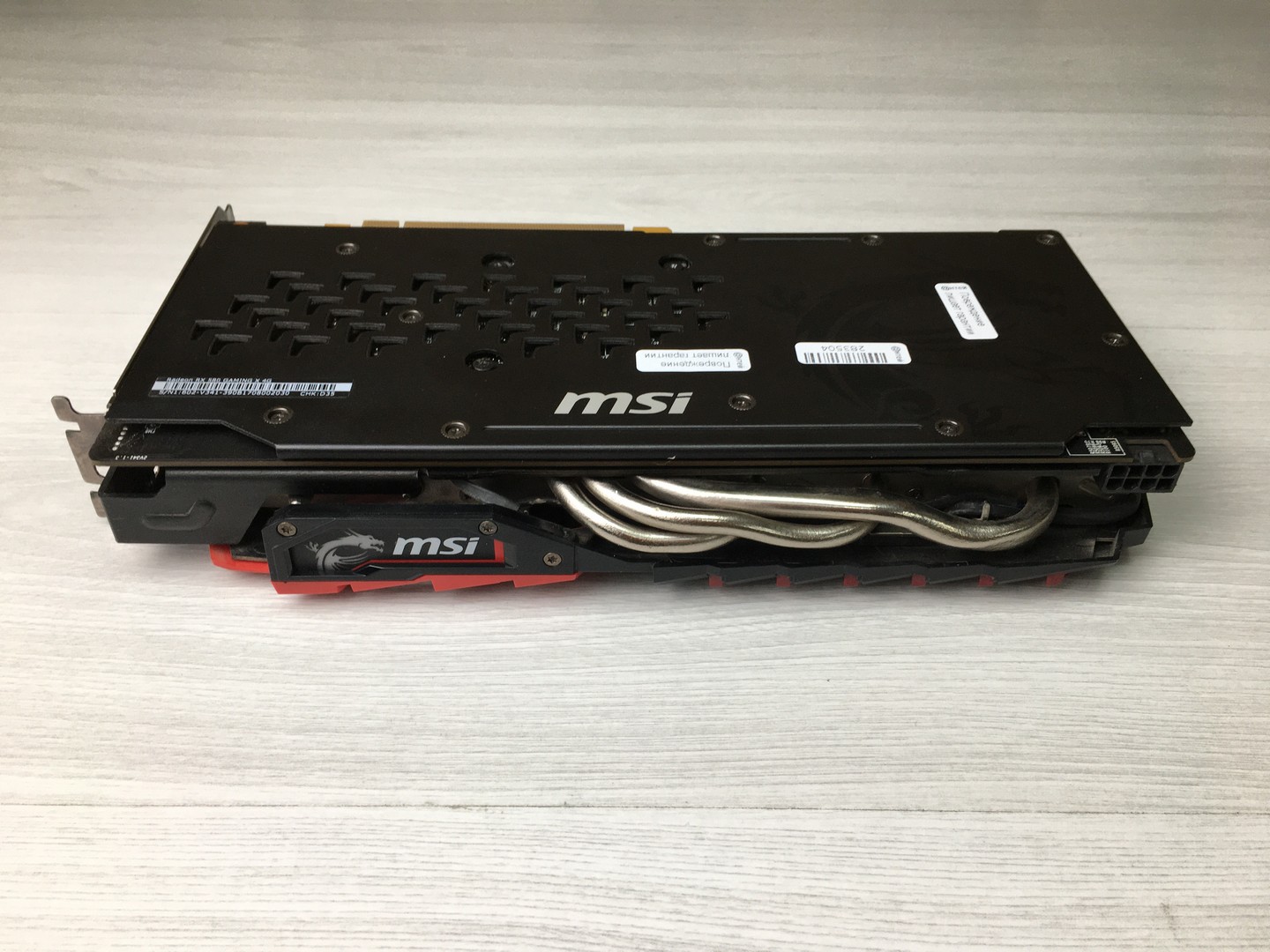 Видеокарта 4Gb Radeon RX580, MSI GAMING X 4G, PCI-E "!"