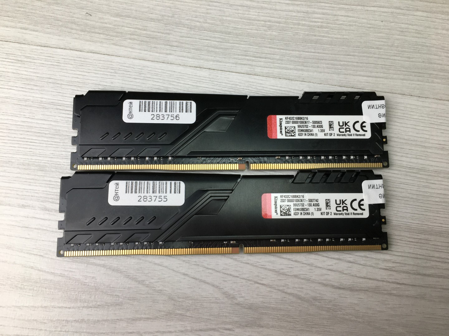 Оперативная память DIMM DDR4 16Gb,2X8GB, 3200Mhz Kingston FURY Beast KF432C16BBK2/16 "!"