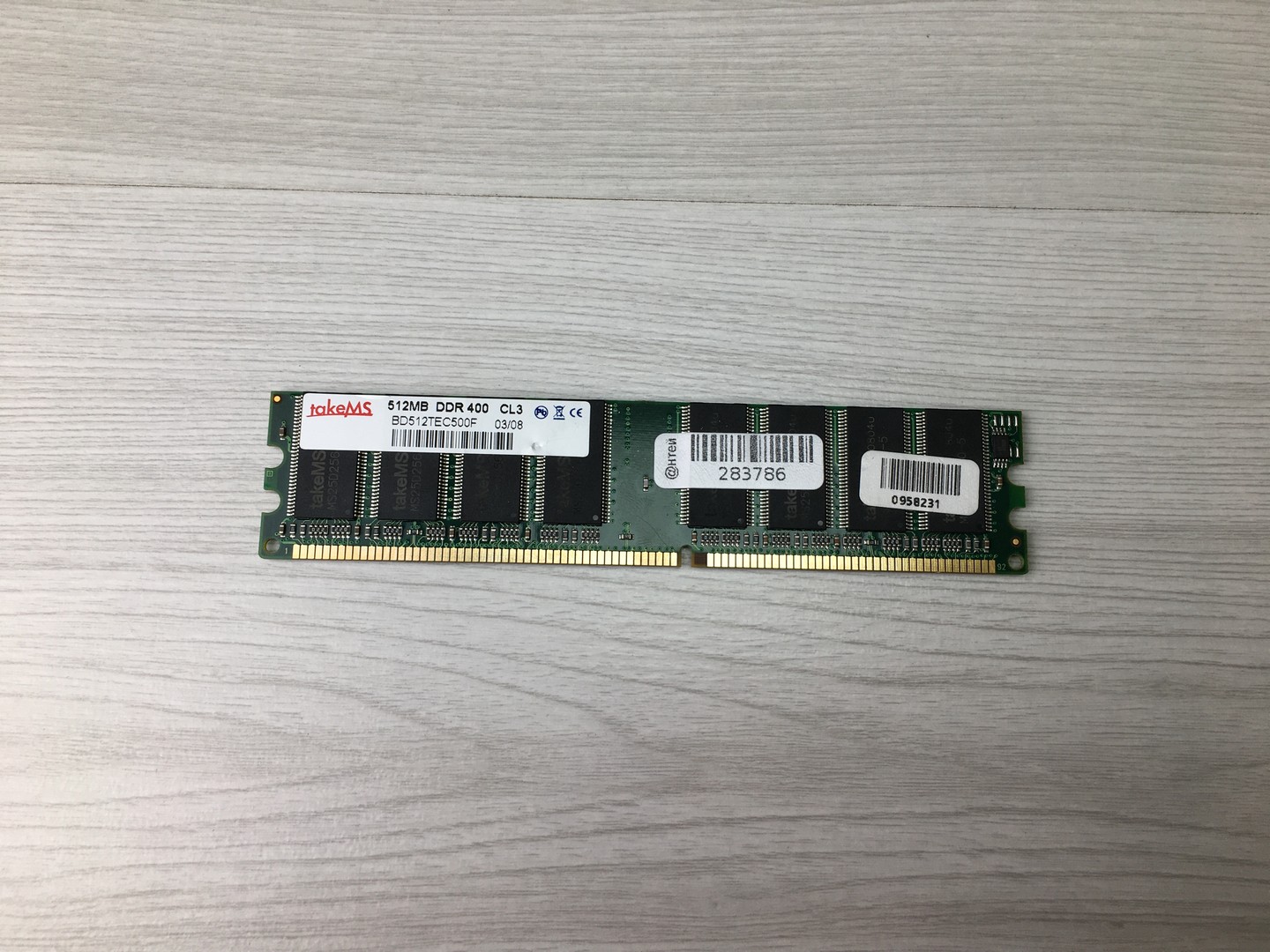 Оперативная память DIMM DDR1 512Mb PC-3200 TakeMS BD512TEC500F "!"