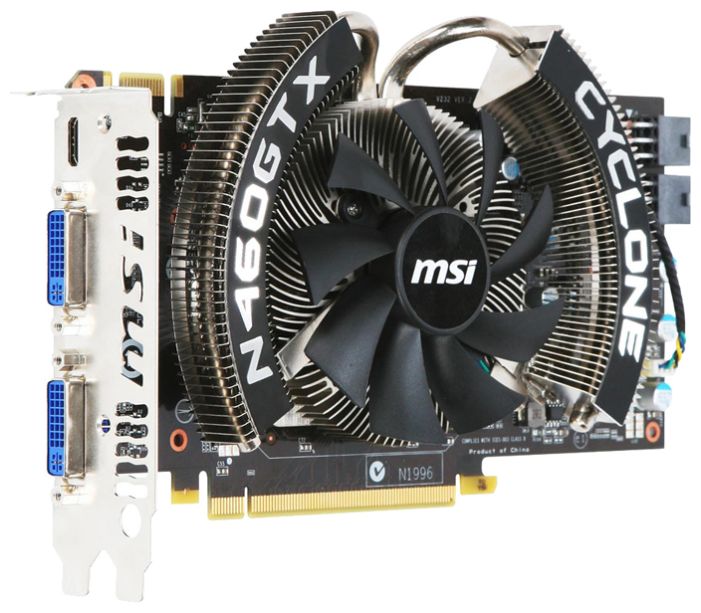 Видеокарта 768Mb GeForce 460 GTX, GIGABYTE GV-N460OC-768I PCI-E "!"