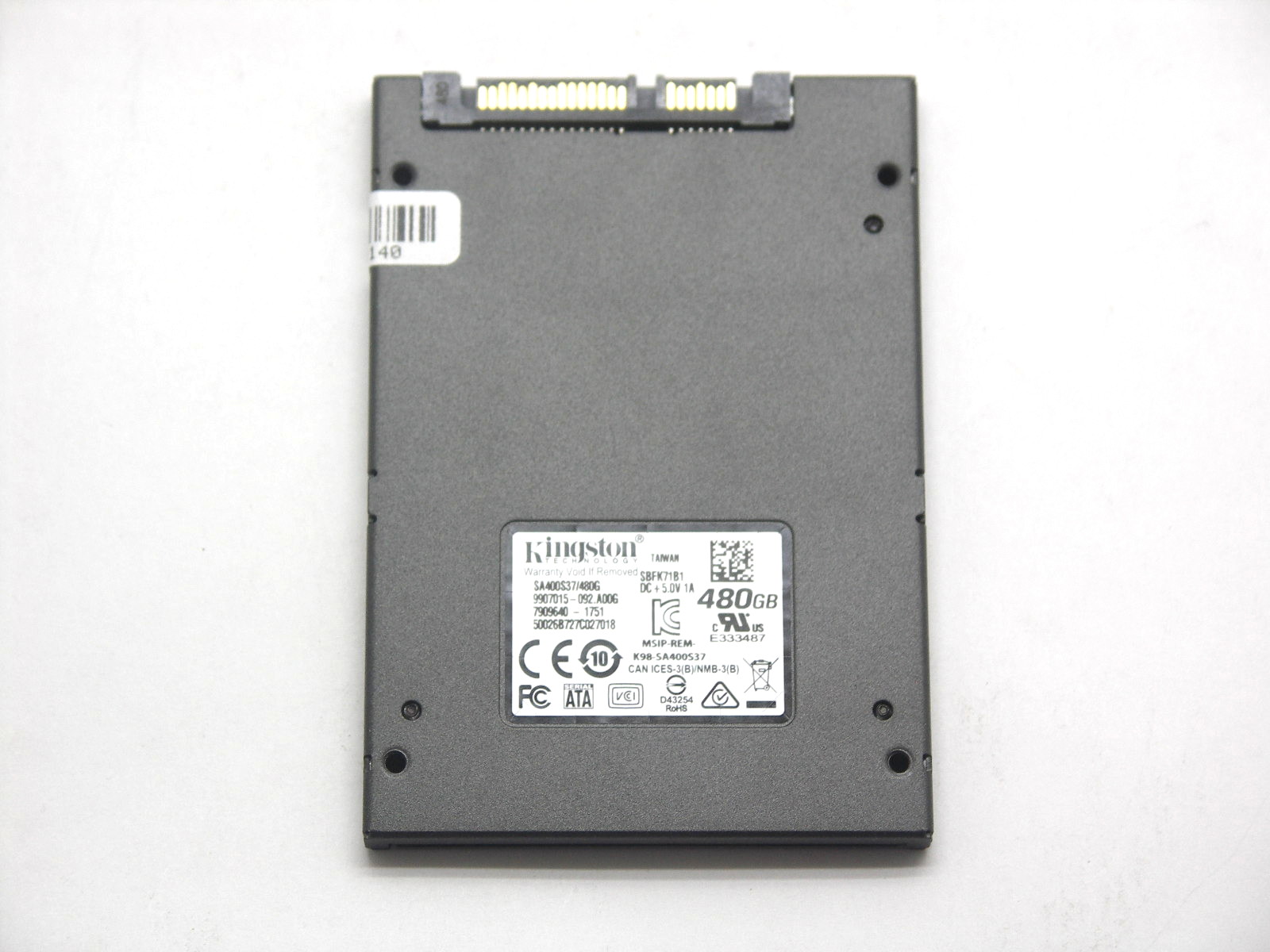 Накопитель SSD 480Gb Kingston, SA400S37 Series, 2.5" SATA III "!"