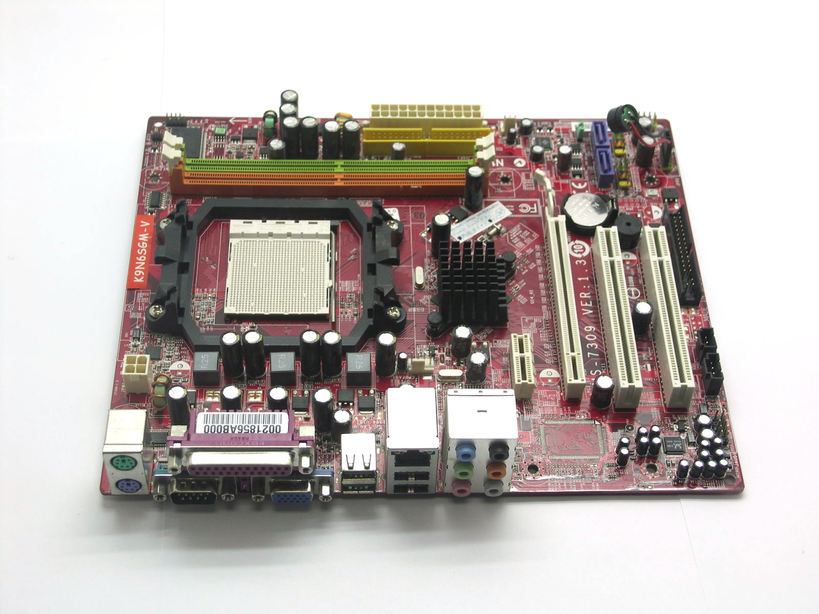 Материнская плата S-AM2 MSI K9N6SGM-V, NF6100/2xDDR2/Svga/Sb/gLan/mATX "!"