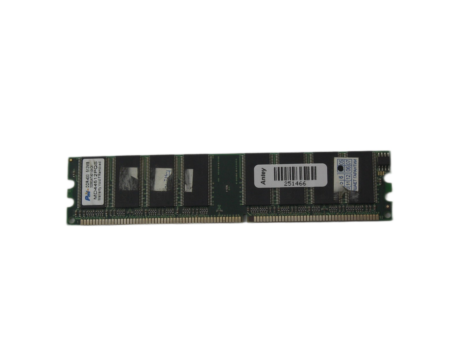 Оперативная память DIMM DDR1 512Mb PC-3200 "!"