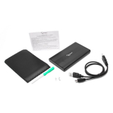 Внешний корпус для HDD/SSD 2.5" SATA-устройств Gembird EE2-U2S-5 USB 2.0 для 2.5'' SATA HDD черный