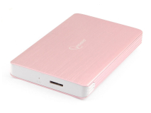 Внешний корпус для HDD/SSD 2.5" SATA-устройств Gembird EE2-U3S-65 USB 3.0 для 2.5'' SATA HDD розовое золото