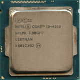 Процессор Intel Core i3-4160 3.6 Ghz, Socket 1150/3Mb/2x, 4x, Core/HD4400, SR1PK VIETNAM "!"