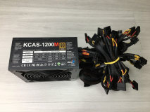 Блок питания 1200W AeroCool KCAS-1200M ACP-1200KM 24+4+4/8x6+2 PCI-E/9SATA/140fan 80Plus BRONZE модульный ATX "!"
