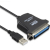 Конвертер LPT Centronics, IEEE 1284-B, устройство -, USB порт Gembird 0,9 м