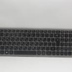 Клавиатура для Lenovo IdeaPad Z500, P500 черная, рамка серебряная, KBD-LE-17