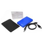 Внешний корпус для HDD/SSD 2.5" SATA-устройств Gembird EE2-U2S-40P-B USB 2.0 для 2.5'' SATA HDD синий