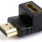 Переходник HDMI,папа, - HDMI,мама, A-HDMA90-FML,угловой, 19F/19M