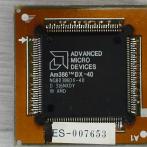 Процессор 386 AMD DX-40 NG80386DX-40 316NXDY 132-pin PGA коричневый "!"
