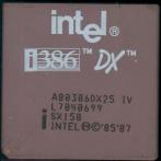 Процессор 386 Intel DX-25 A80386DX25 IV SX158 Malay керамика "!"
