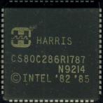 Процессор 286 Harris 20MHz CS80C286R1787 68-pin PLCC "!"