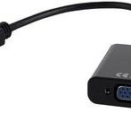 Переходник HDMI вход - VGA выход Flum A-HM-VGAF-0/15M 19M/15F, провод 15 см