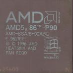 Процессор Socket-7 AMD K5 P90 AMD-SSA/5-90ABQ 25600 Malay керамика "!"