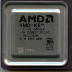 Процессор Socket-7 AMD K6 200MHz AMD-K6-200ALR BLACK PRINT "!"