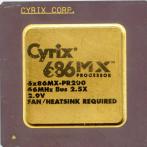 Процессор Socket-7 Cyrix 6X86MX-PR200 66Mhz USA золото "!"