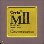 Процессор Socket-7 Cyrix MII-233GP 66Mhz золото "!"