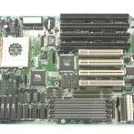 Материнская плата Socket-3 FIC486-PI02 VIA VT82C496G 4simm72/4xPCI AT повреждения на микросхеме "!"