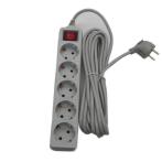 Сетевой фильтр PC Pet, 5 розеток, 5м серый AP01006-5-G