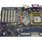 Материнская плата S-478 EliteGroup 848P-A REV:2.0, i848/2xDDR/Sb/Lan/ATX, без планки "!"
