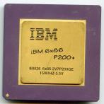 Процессор Socket-7 IBM 6x86 P200+ 150MHz, IBM26 6x86-2V7P200GE, USA золото "!"