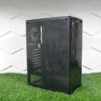 Корпус ExeGate EX294967RUS i3 BASE, ATX, Window, Fan 12cm RGB, без б/п, черный