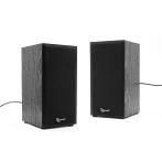 Колонки 2.0 Gembird SPK-203, МДФ, черн.,2х3Вт, USB-питание