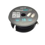 Кабель HDMI DEXP PRM-N150 v2.0, 19M/19M, 15m, экран, золотые. контакты "!"