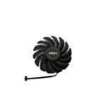 Вентилятор для видеокарты MSI RTX2060, 2070, 2080, 4Pin, 87mm, S 40mm, PLD09210S12HH, №1, FAN-GP-03