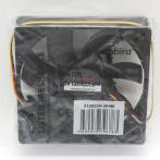 Вентилятор для корпуса Gembird, 120x120х25 mm, S12025H-3P4M гидродинамический 3pin/4 pin Molex, провод 30см