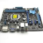 Материнская плата S-1155 ASUS P8H61-M LE rev 1.05 H61/2XDDR3/GbLAN/Sb/VGA/DVI/mATX, без планки "!"