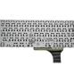 Клавиатура для Samsung NP530U3B, NP535U3C black Г-образный Enter