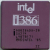 Процессор 386 Intel DX-20 A80386DX-20 SX214 керамика "!"- sn: 229294